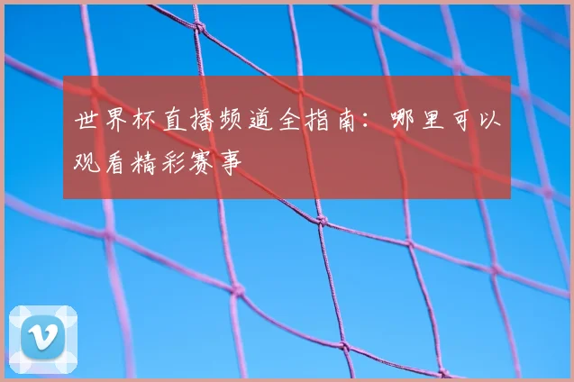 世界杯直播频道全指南：哪里可以观看精彩赛事